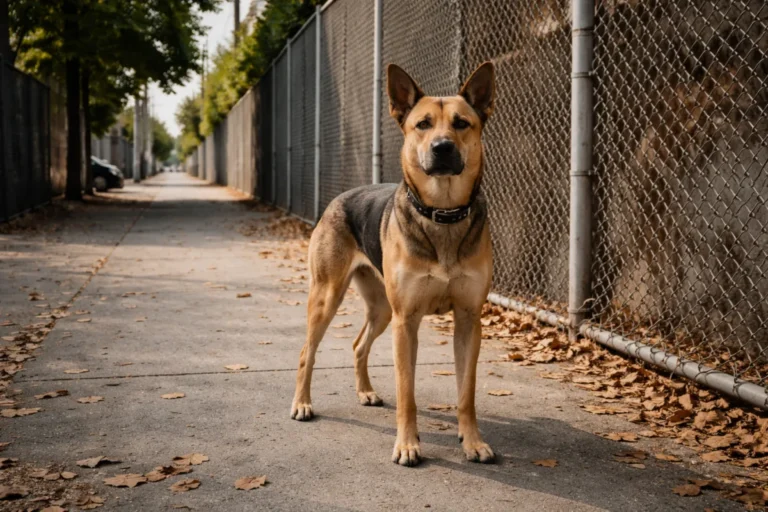 Fearless dog with a bold edgy name