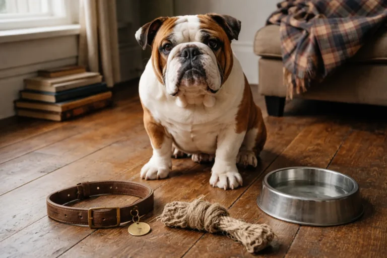 Bulldog with a strong classic name