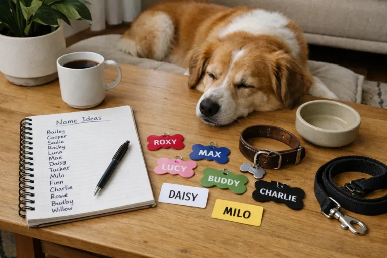 Modern dog with trendy name inspiration