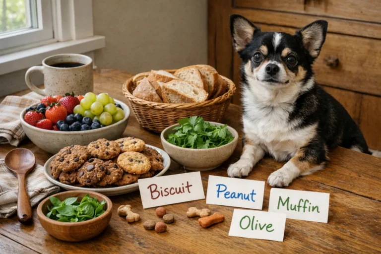Dog names inspired by cute foods