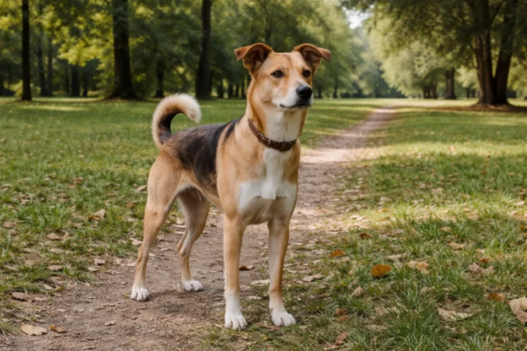 Medium build dog with a confident name vibe
