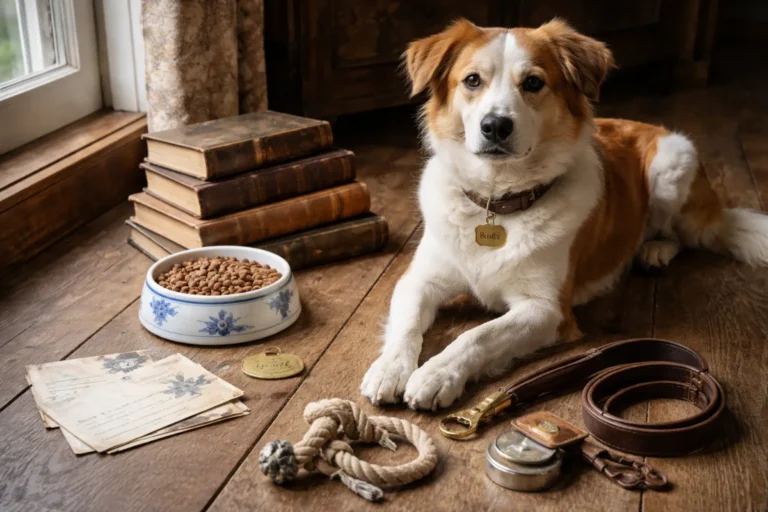 Vintage dog with classic name ideas