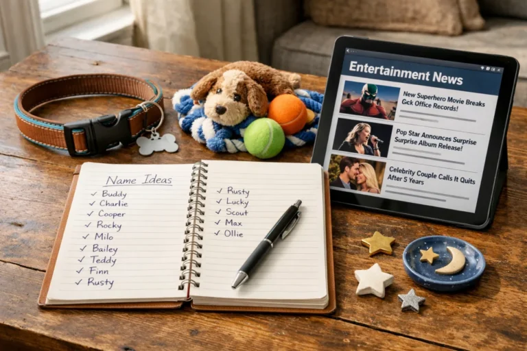 Dog names inspired by celebrities