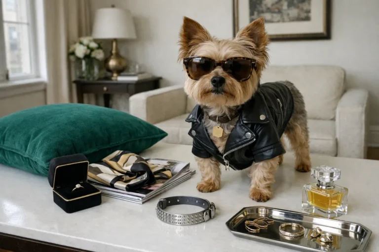Elegant dog with chic luxury-inspired name ideas