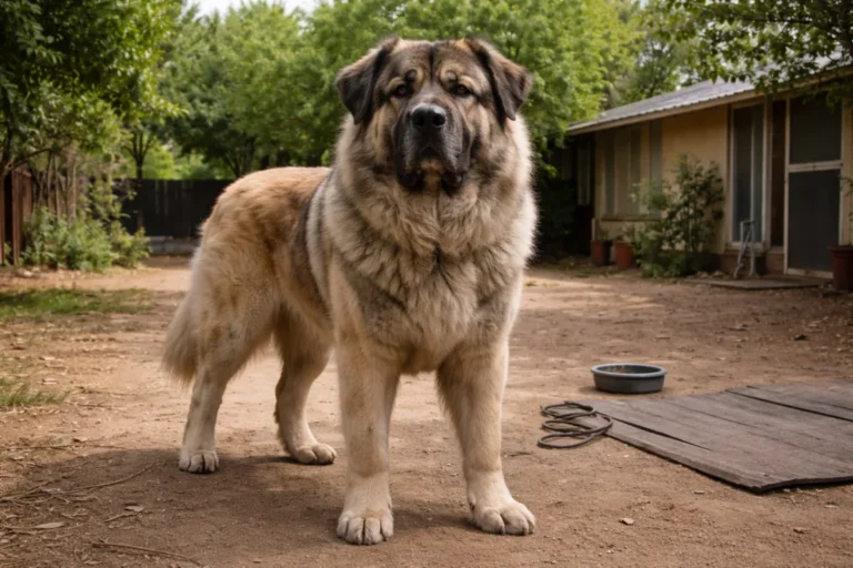 Large powerful dog with a bold name