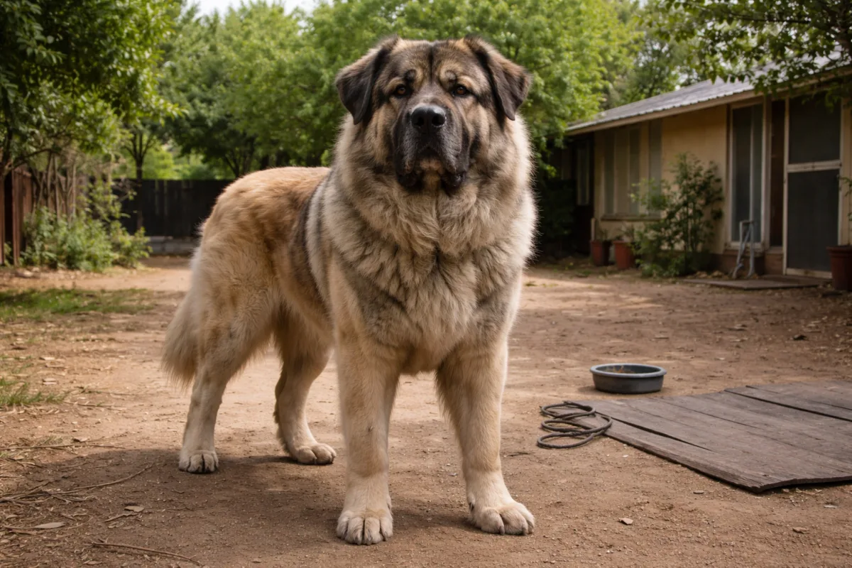 Large powerful dog with a bold name
